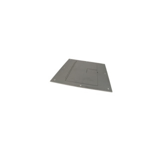 FL-500P Series Floor Box Solid Cover with Cable Exit, Black