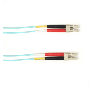 OM3 50/125 Multimode Fiber Optic Patch Cable OFNR PVC LCLC AQ 15M