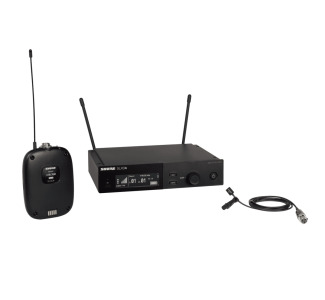 Combo System with SLXD1 Bodypack, SLXD4 Receiver, and WL93 Lavalier Microphone - SLXD14/93-G58