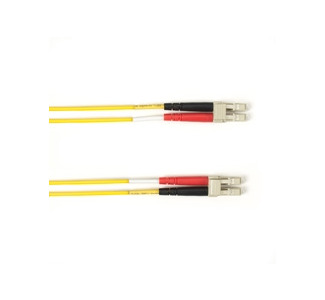 OM4 50/125 Multimode Fiber Optic Patch Cable OFNR PVC LCLC YL 30M