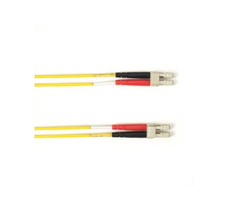 OM4 50/125 Multimode Fiber Optic Patch Cable OFNR PVC LCLC YL 10M