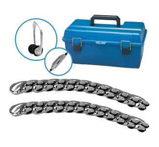 Lab Pack with 24 HA2V Personal Headphones in Carry Case