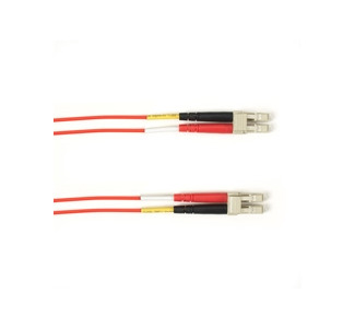 OM4 50/125 Multimode Fiber Patch Cable OFNP Plenum LC-LC RD 20M
