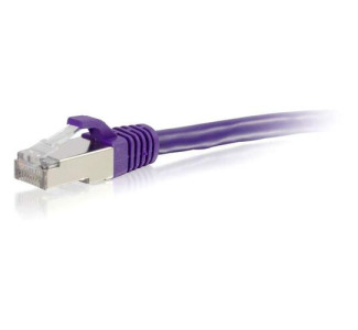 C2G-2ft Cat6 Snagless Shielded (STP) Network Patch Cable - Purple