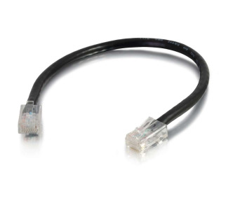 10ft Cat6 Non-Booted Unshielded (UTP) Network Patch Cable - Black