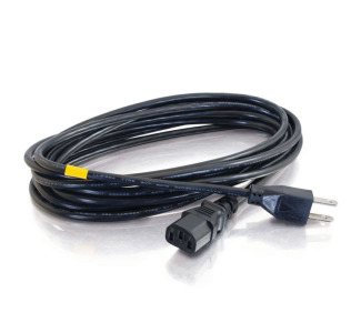 15ft 18 AWG Universal Power Cord (NEMA 5-15P to IEC320C13)