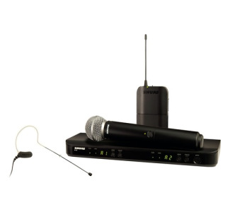 Wireless Combo System with MX153 Earset and SM58 Handheld