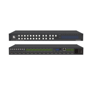 8x8 4K HDR HDCP 2.2 Matrix Switcher with Analog and Digital Audio Routing