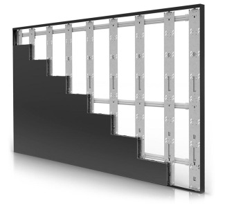 Foundation Mount System for Barco XT - 12 x 12 - Black