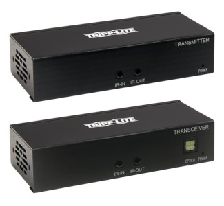 HDMI over Cat6 Extender Kit, Transmitter and Receiver with Repeater, 4K 60Hz, 4:4:4, IR, HDR, PoC, 230 ft., TAA