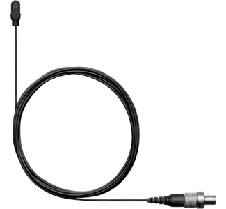 DL4B/O-LM3-A: DuraPlex Omnidirectional Lavalier Mic, LEMO Connector (Black)