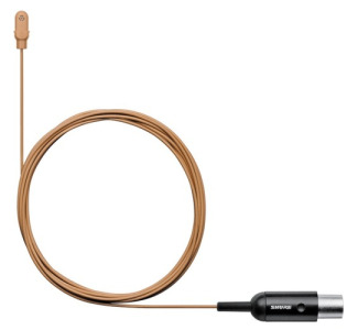 DL4C/O-MTQG-A: DuraPlex Omnidirectional Lavalier Mic, MTQG Connector (Cocoa)