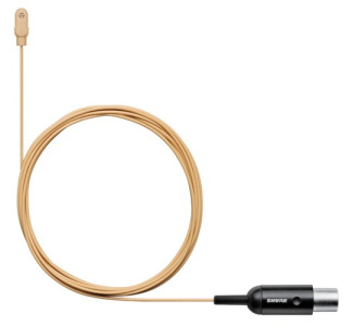 DL4T/O-MTQG-A: DuraPlex Omnidirectional Lavalier Mic, MTQG Connector (Tan)