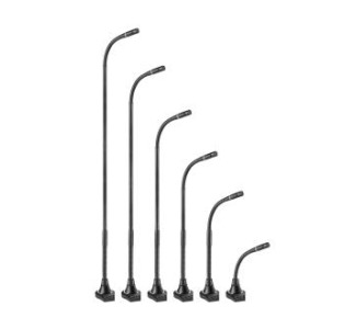 Cardioid Condenser Gooseneck Microphone with 3-pin Flush-Mount Power Module. 5.3 oz