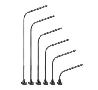 MicroLine Condenser Gooseneck Microphone with 3-pin Flush-Mount Power Module, 4 oz