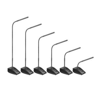 MicroLine Condenser Gooseneck Microphone with 5-pin Desk Stand Power Module, 24.8 oz