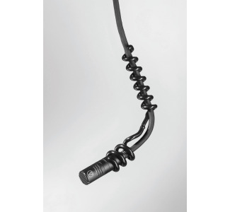 Hypercardioid Condenser Hanging Microphone with Wall/Ceiling Plate Power Module