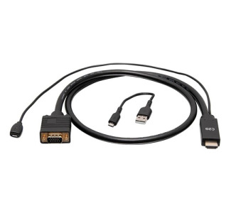 C2G 10ft HDMI to VGA Adapter Cable - Active HDMI to VGA Cable