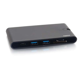 USB-C® 9-in-1 Compact Dock with 4K HDMI®, VGA, Ethernet, USB, SD Card Reader and Power Delivery up to 100W