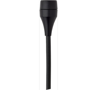 Extremely light, inconspicuous mic with XLR connector for phantom powering