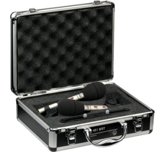 Microphone for drums, percussion, acoustic guitars  overhead (same as C 451B but as matched pair)