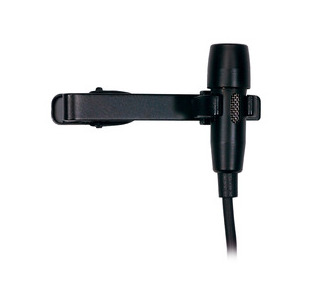Inconspicuous cardioid clip-on microphone with mini XLR connector. Rugged metal housing.