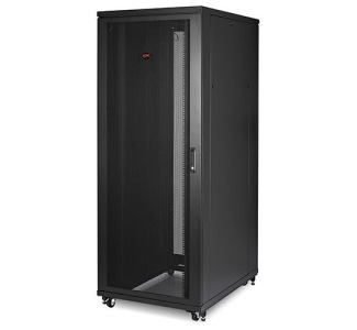 48U 800mm W x 1200mm D NetShelter SV Enclosure with Sides, Black