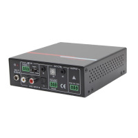 HALL TECHNOLOGIES AMP-7040 40 WATT AUDIO AMPLIFIER FOR 70V OR 100V SYSTEMS