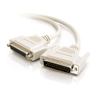 3ft DB25 Male to Female Extension Cable