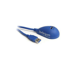 5ft Desktop SuperSpeed USB 3.0 Extension Cable, A to A - M/F