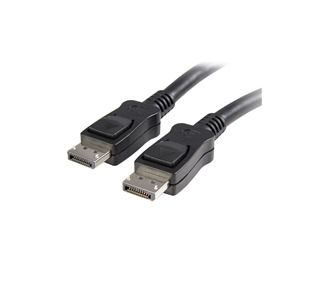 3ft DisplayPort Cable with Latches - M/M