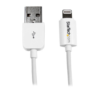 1m 8-pin Lightning to USB Cable for iPhone/iPod/iPad, White