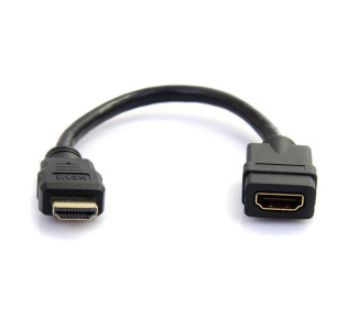 6-inch High Speed HDMI Port Saver Cable - M/F