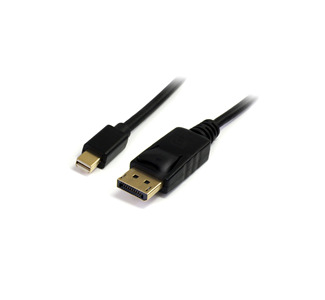 6ft Mini DisplayPort to DisplayPort Adapter Cable, M/M, Black