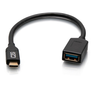 USB 3.0 (USB 3.1 Gen 1) USB-C® to USB-A Adapter Converter M/F - Black