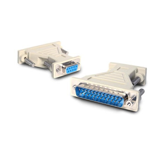 Female DB9 to Male DB25 Serial Cable Adapter