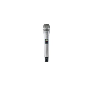 KSM8 Handheld Wireless Microphone Transmitter, Nickel Finish, 606MHz to 663MHz Frequency Range