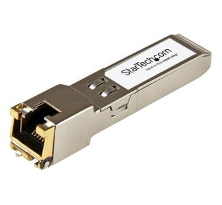 StarTech.com Brocade XBR-000190 Compatible SFP Module - 1000BASE-T - 1GE Gigabit Ethernet SFP to RJ45 Cat6/Cat5e Transceiver - 100m