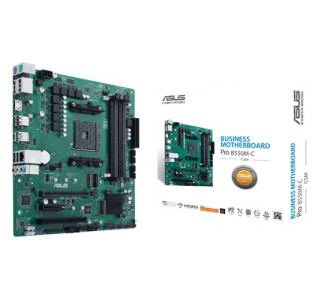 Asus PRO B550M-C/CSM Desktop Motherboard - AMD B550 Chipset - Socket AM4 - Micro ATX