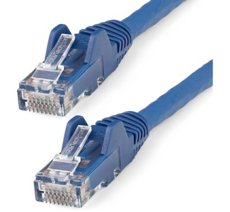 StarTech.com 3ft (90cm) CAT6 Ethernet Cable, LSZH (Low Smoke Zero Halogen) 10 GbE Snagless 100W PoE UTP RJ45 Blue Network Patch Cord, ETL