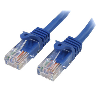 StarTech.com 4 ft Blue Cat5e Snagless UTP Patch Cable