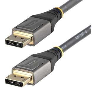 StarTech.com 10ft (3m) VESA Certified DisplayPort 1.4 Cable, 8K 60Hz HDR10, UHD 4K 120Hz Video, DP to DP Monitor Cord, DP 1.4 Cable, M/M