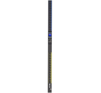Eaton Metered Input rack PDU, 0U, L21-30P input, 8.64 kW max, 120/208V, 24A, 10 ft cord, Three-phase, Outlets: (24) 5-20R