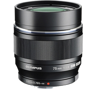 Olympus M.ZUIKO DIGITAL - 75 mm - f/22 - f/1.8 - Telephoto Fixed Lens for Micro Four Thirds