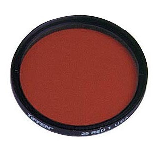 Tiffen 77mm Red #25 Glass Filter