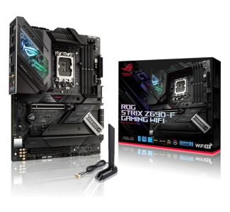 Asus ROG Strix Z690-F GAMING WIFI Desktop Motherboard - Intel Chipset - Socket LGA-1700 - Intel Optane Memory Ready - ATX