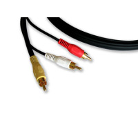 Kramer C-3RVAM/3RVAM-6 MOLDED AV CABLE ( RG-59 + 2 AUDIO CABLES ON RCA) (6)