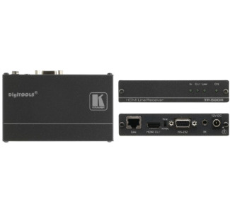 HDMI, Bidirectional RS-232  IR over HDBaseT Twisted Pair Receiver