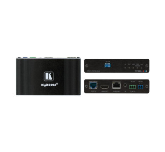 4K60 4:2:0 HDMI HDCP 2.2 Compact Bidirectional PoE Receiver with Ethernet, RS232 and IR over ExtendedReach HDBaseT