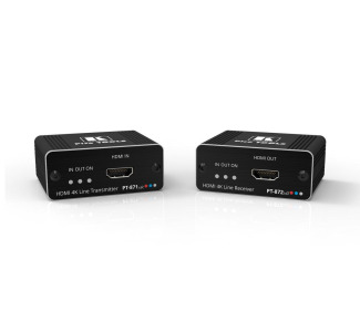 4K HDR HDMI Compact PoC Extender over Long-reach DGKat 2.0